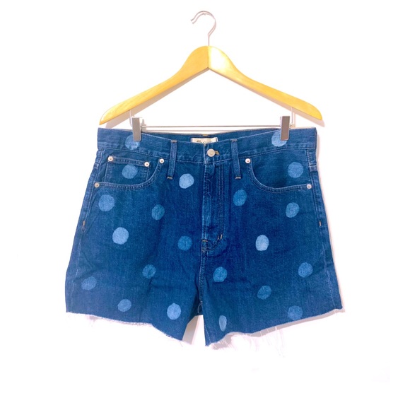 NWT Madewell The Perfect Vintage Short: Polka Dot - Picture 6 of 11